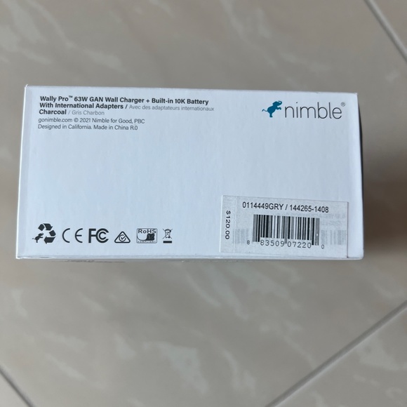 #2649 Nimble Wally Pro 10K Portable + Wall Charger - Picture 4 of 6